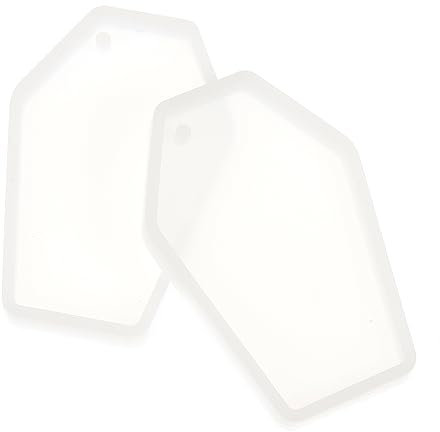 CORHAD 10stücke Silikonform Für Schlüsselanhänger Im Sarg-design Epoxidharz Gießform Für Kreative Und Schmuckherstellung Für Handwerksprojekte Und