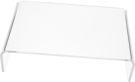 DOITOOL Support de Moniteur en Acrylique Transparent, Réhausseur pour Écran D'ordinateur Finition Soignée pour Soulager la Fatigue Oculaire Bureau