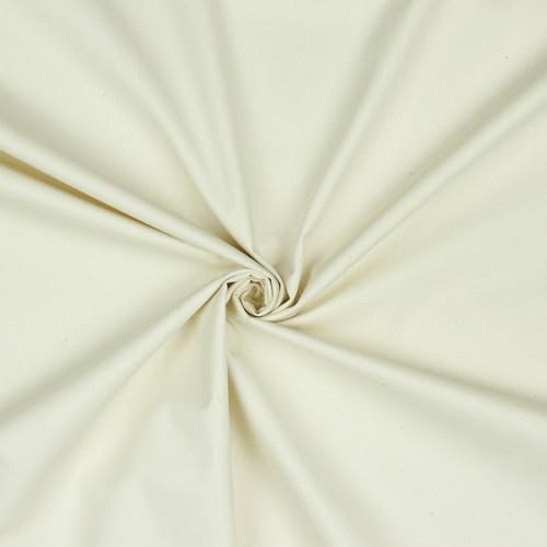 VmG-Store Baumwollstoff Meterware 100% Baumwolle 148cm breit OEKO-TEX Baumwoll Stoff weich leicht Nähstoff für Kleidung Patchwork Heimtextilien DIY Projekte (Baumwolle, 1m Coupon)