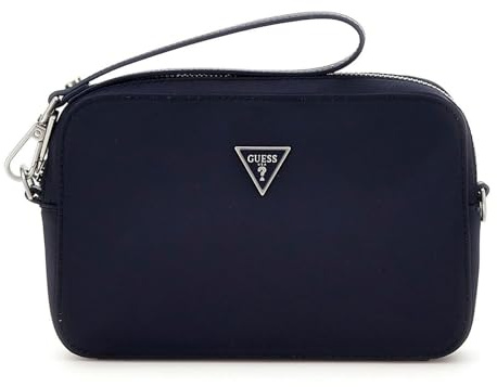 GUESS borsa a tracolla borsa da polso Milano Camera Bag Blue blu scuro