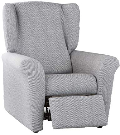 Estoralis ALBI - Stretch Husse für Relax-Sessel, Größe 1 Sitzer (Standard), Farbe Grau