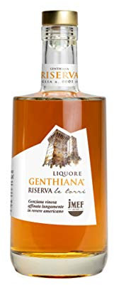 Distilleria Jmef Dal 1888 Lanciano Genthiana RISERVA Liquore Genziana E Vino Pecorino - Affinata In Rovere Americano - Distilleria Jannamico Dal 1888 Lanciano - 700 ml