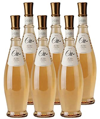 Bandol Château de Romassan Rosé 2020 - Domaines OTT - Vin AOC Rosé de Provence - Alpes - Côtes d'Azur - Lot de 6x75cl - Cépages Cinsault, Grenache