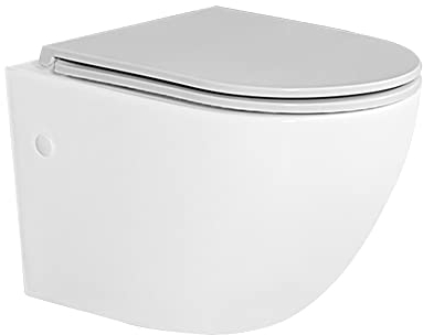 Copriwc sedile Water con chiusura Rallentata e Sgancio rapido, in Termoindurente bianco, serie Tokyo