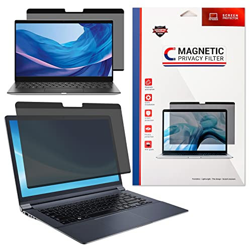 SOPPY Filtre de confidentialité magnétique pour MacBook Pro 14,2 2021 avec Puce M1 Pro/M1 Max, Filtre de confidentialité pour écran MacBook 14 avec lumière Bleue/Anti-UV/Anti-Reflets