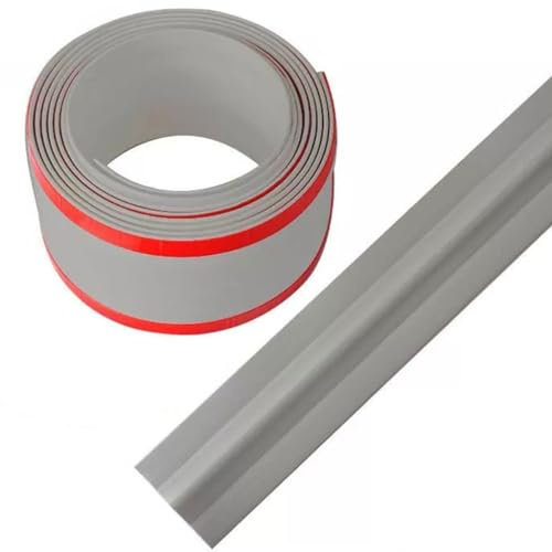 PVC Canaleta Cables Suelo Cavidad Protector Oculta Adhesiva Pasacables Cubre para El Hogar, Oficina(Color: Grey, S: 6m)