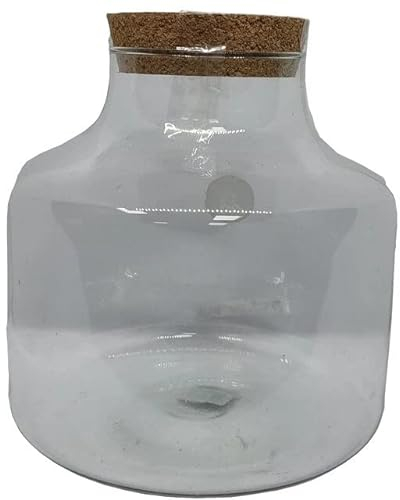 Garden Center shop by VM TERRARIO Cristal con Tapa DE Corcho 21.5CM