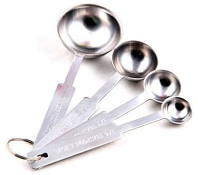 4 st/set Multipurpose rostfritt stål mätsked kaffepulver Kryddmått Skopa köksbakprylar