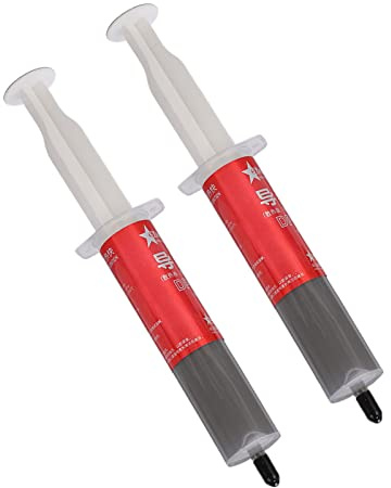 Pasta Térmica para 2 Piezas Accesorio Compuesto Jeringa Grasa Grasa Térmica Inyector de Inyección Gris Dispensador de Grasa Grasa Térmica Adhesivos de Acetato de Polivinilo
