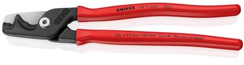 KNIPEX StepCut XL Kabelschere mit Stufenschnittmit Kunststoff überzogen 225 mm, 95 11 225