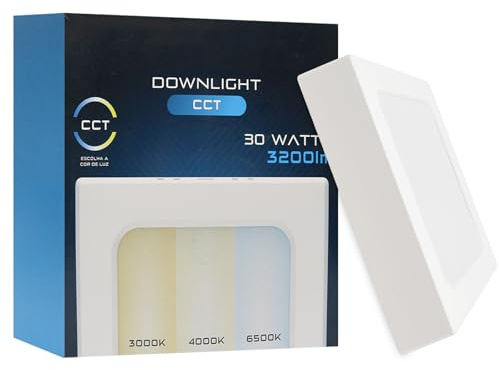Maxled, Light is Led! 30W LED Deckenleuchte Flach Rechteckig 3200lm Modern Deckenlampe 299mm 3CCT 3000K/4000K/6500K Badlampe Decke für Küche Flur Badezimmer Keller Badezimmer 220V-240V