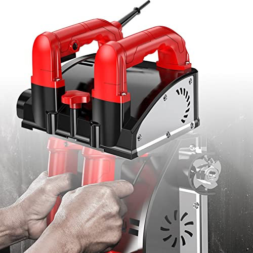 Grattoir mural électrique sans poussière – Pelle à béton robuste pour granit, pierre, marbre – Pelle à béton automatique pour rabot mural