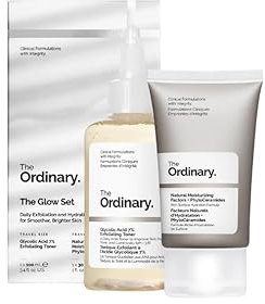 The Ordinary, The Glow Set, Natural Moisturizing Factors + PhytoCeramides 30 ml + The Ordinary Glycolic Acid 7% Exfoliating Toner Peeling-Reinigungstonikum 100 ml