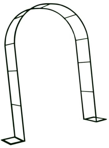 XUWEWI Gartenbogen Garten-Torbogen, Kletterrankenständer, starker röhrenförmiger Laubengang, Gartenbogen, Spalierbogen, Blumenklettergestell, Pflanzen-Blumenhalterung Für Kletterpflanzen(Green)