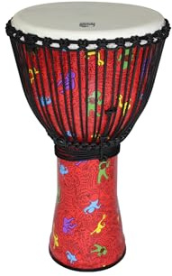 Toca SFDJ-14JF Artist Series Freestyle Rope Tuned 14 Inch Djembe - Jam Fest