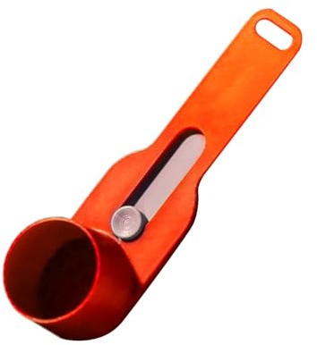 Cucharas medidoras de marcas grabadas con cuchara de embudo a prueba de derrames, portátil, resistente, multiusos, utensilio de cocina para hornear, proteína en polvo e ingredientes secos