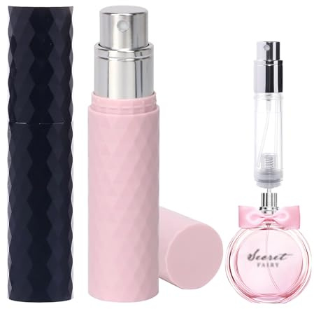 DOINEUFL Travel Refillable Perfume Atomisers Bottle, Mini Perfume Refill Spray Bottles, Portable Travel Aftershave Dispenser Spray Bottle, Small Perfume Pod Decanter Atomizer Dispenser for Woman Man