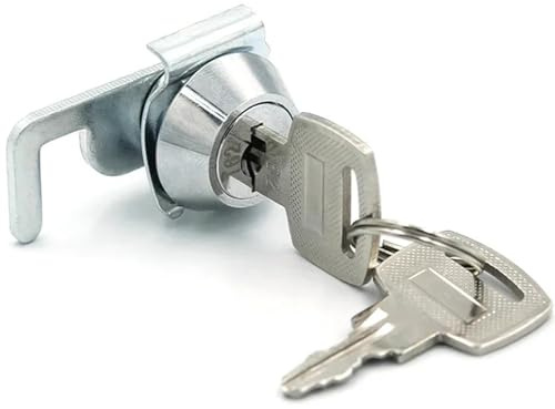 Mini serrure à came avec clip rapide for caisse enregistreuse, tiroir, casier de gym, armoire métallique, serrure de boîte à air, Rarelock H 2008, 1 pièce(Key different)