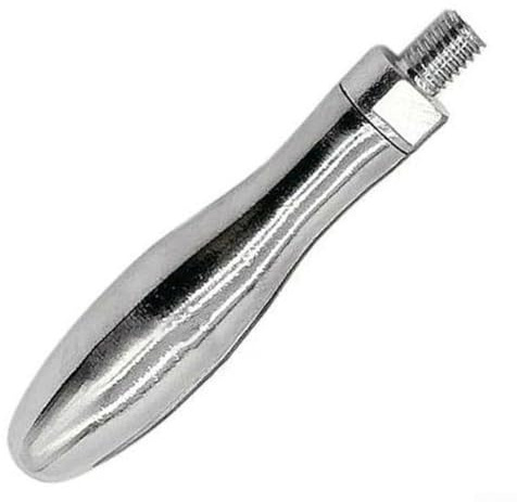 Manivela de rosca de 3/8 pulgadas para fresadora Bridgeport, pieza de repuesto de seguridad de aleación de aluminio con 107 mm de longitud