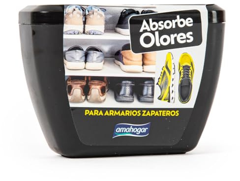 Gel Absorbe Olores para Armarios Zapateros, Lavanda, 200g, Pack de 6 Unidades