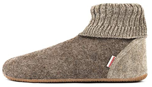 GIESSWEIN Wildpoldsried Kids, Hüttenschuhe Unisex-Kinder, Taupe 262, 26 EU