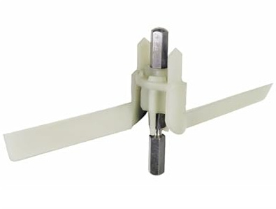 LUTH Premium Profi Parts Mitnehmer Durchlaufschnitzlerflügel kompatibel mit Bosch MUM4 MUZ4 Küchenmaschine Flügel Achse Antrieb 00091027 091027 91027 MUZ4DS2 MUZ4DS3 MUZ8DS1 MUZ8MP1 Privileg Turmix