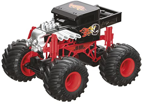 MONDO Motors 63648 Hot Wheels Monster Trucks Bone Shaker, ferngesteuertes Auto für Kinder, 20 x 28 x 23 cm, mit Fernbedienung, Spielzeug ab 3 Jahre