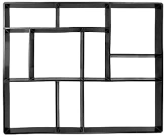 DOITOOL Paver Mold Concrete Mold Form Walk Maker Garden Path Maker Walk Mould Patio Paving for Walkway