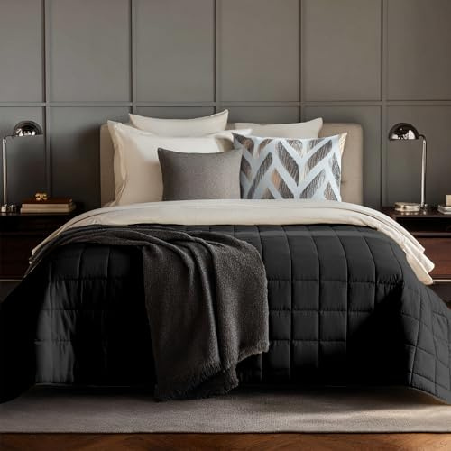 HomeSmart Weighted Blanket King Size 50lbs, The Heaviest Weighted Blanket, Fits Standard and California King Beds, Grey, 88x104