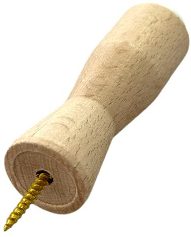 Butoir mural en hêtre d'une longueur 100mm & d'un diamètre 29mm