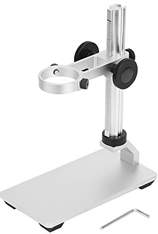Mikroskopstativ, Aluminiumlegierung USB-Mikroskophalterung Digitaler Mikroskop-Lift-Stativ-Stützhalter