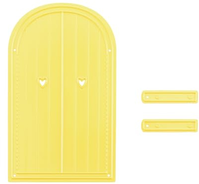 Nellie's Choice Troquel de Forma Puerta-6,4 x 10,6 cm / 0,9 x 3,4 cm-para Hacer Tarjetas, Navidad, Scrapbooking, Manualidades, DIY, Amarillo, 64x106 / 9x34mm