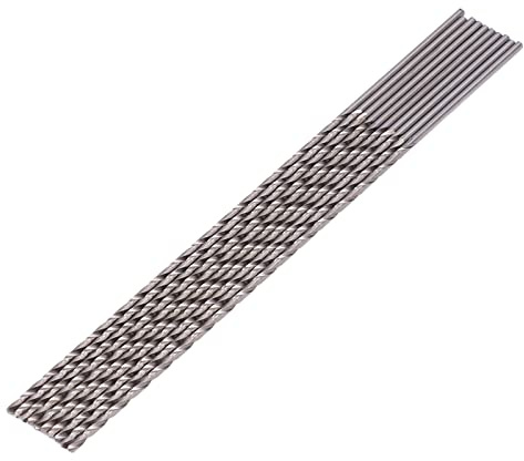 Lange Holzbohrer Set, 10 Stück 2,5 X 200 Mm Hss Spiralbohrer Set, Bearbeitungswerkzeuge Für Die Bearbeitung Von Nichteisenmetallen | Bearbeitungswerkzeuge, HSS, Schnellarbeitsstahl, NE-Metalle, 10-teilig