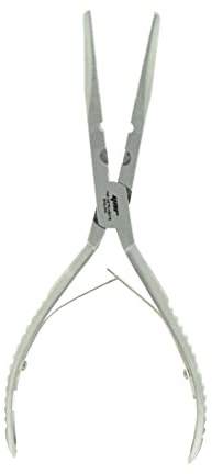 YNR® Pince triangulaire en forme d'os de poisson avec anneau en argent