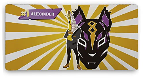 Mauspad Groß. Custom Mousepad. Gaming Mauspad. Schreibtischunterlage. 800 * 4000 * 2mm. Unterseite aus rutschfestem Gummi. Banana Fortnite