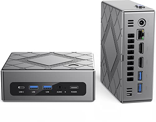 NiPoGi Mini PC Intel i7-10710U Core (bis zu 4,7 GHz) Mini Computer, 16GB RAM 512GB SSD Micro Desktop PC