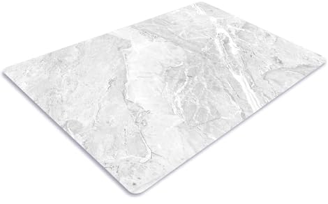 Pagnanno. Chopping Board-Catering Cutting Set-Kitchen Board-Glass Worktop Savers-Sink Chopping Board-Large-Worktop Protectors Heat Resistant-Marble Effect Grey (Design 14, 40 x 30 cm (Pack of 1))