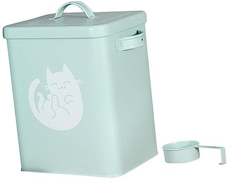 INOOMP 1satz Hundesnackbehälter Aus Eisen Praktischer Futterbehälter Für Katzen Und Hunde Mit Deckel Zur Aufbewahrung Von Trockenfutter Und Snacks Luftdicht Und Staubgeschützt