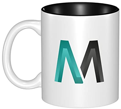 Tazza Di Latte 330Ml Marchio Della Lettera M Tazze Da Tè Unico Tazza Originale Personalizzata Tazza In Ceramica Per Bambini, Ragazze, San Valentino