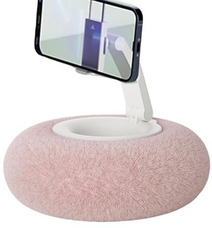 Snuggle Screen Cushion Phone Holder, Phone Holder Pillow, Bowl Phone Holder 360° Adjustable Tablet Phone Pillow Stand For Placing Your Remote Controls, Phone, Tablets, Snacks