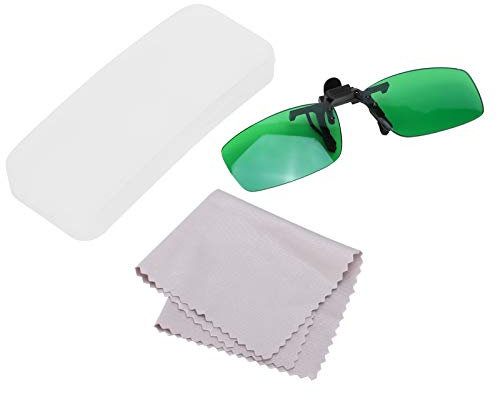 Tyenaza Gafas de luz de crecimiento, luz LED de crecimiento de plantas para interiores, gafas de protección para los ojos, corrección de color de la habitación, gafas de seguridad