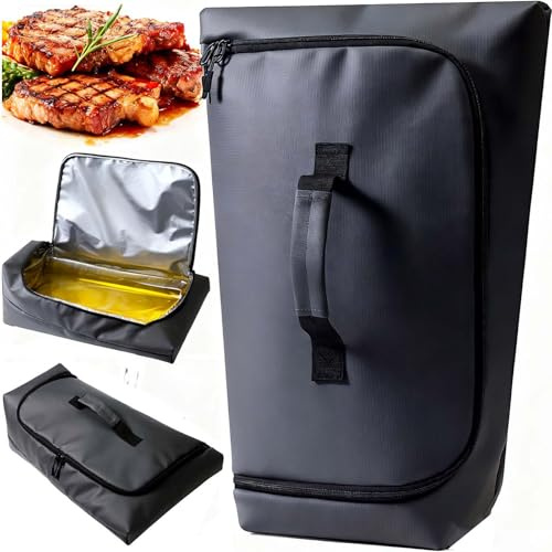 270° Opening BBQ Blanket for Resting Meat, Insulated Leak-Proof Meat Resting Bag for Brisket Turkey Pork, Smoker Accessories for Camping Kitchen Party , Anniversary Birthday Gift for Men Dad Husband