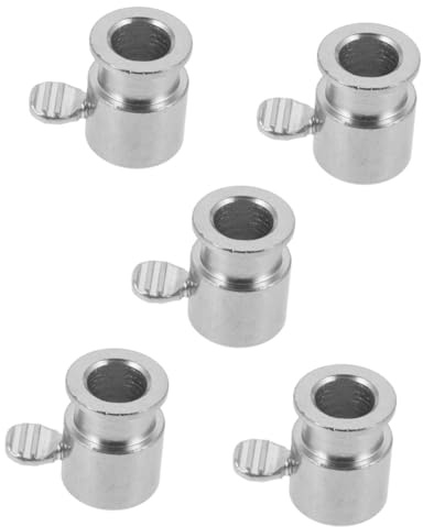 ibasenice 5 Piezas Accesorio para Barbacoa Rotatoria Manga Limitadora de Tornillo para Asador Giratorio Soporte Duradero para Pinchos de Parrilla