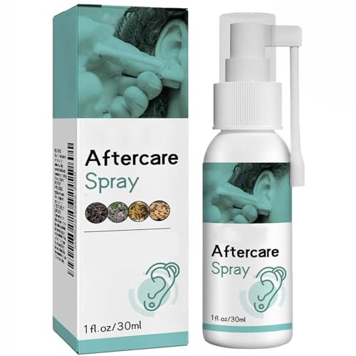 Saline Solution Spray, Aftercare Ear Nasal Cleaning Solution, Sterile Fluid Cleaner, Ear Cleaner