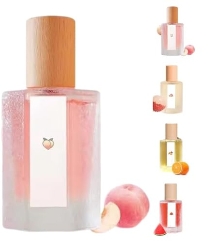 Fragancia en aerosol con aroma a melocotón, perfumes florales frutales refrescantes de larga duración, brumas naturales para cabello y cuerpo, para uso diario femenino (A)