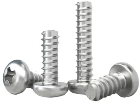 Tornillos autorroscantes de cabeza redonda, cabeza plana y ranura en cruz de acero inoxidable 304, M1.2, M1.4, M1.7, M2, M2.6, M3, M3.5, M4, M5, 50 unidades(3mm,50pcs M1.4)