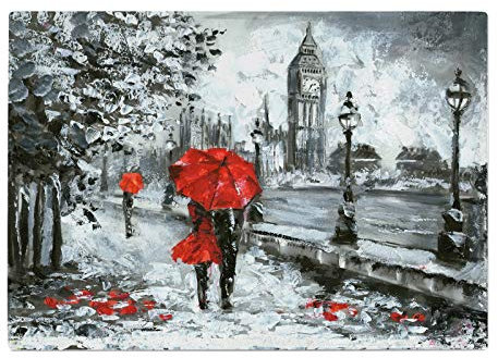 Black White Big Ben Red Kitchen Worktop Protector Saver Glass Chopping Board