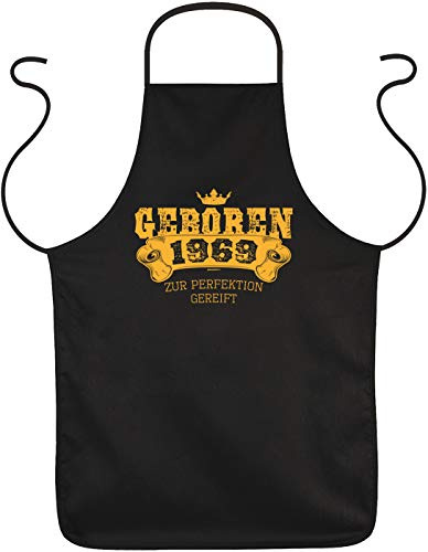 trag-das Schürze 50 .Geburtstag 50 Jahre Geschenk Grill Grillschürze Kochschürze Latzschürze Partyschürze Hobbykoch Geboren 1969