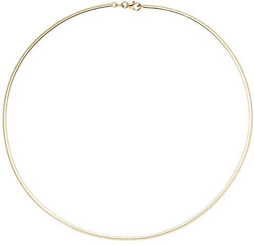 Jobo Damen-Halsreif aus 8 Karat 333 Gold 2 mm 42 cm