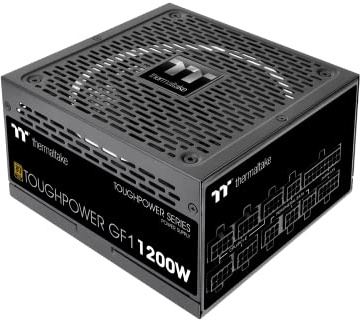 Thermaltake GF1 1200W PC-ATX-Netzteil 80-Plus-Gold voll-modular leiser 140 Lüfter schwarz PS-TPD-1200FNFAGE-1
